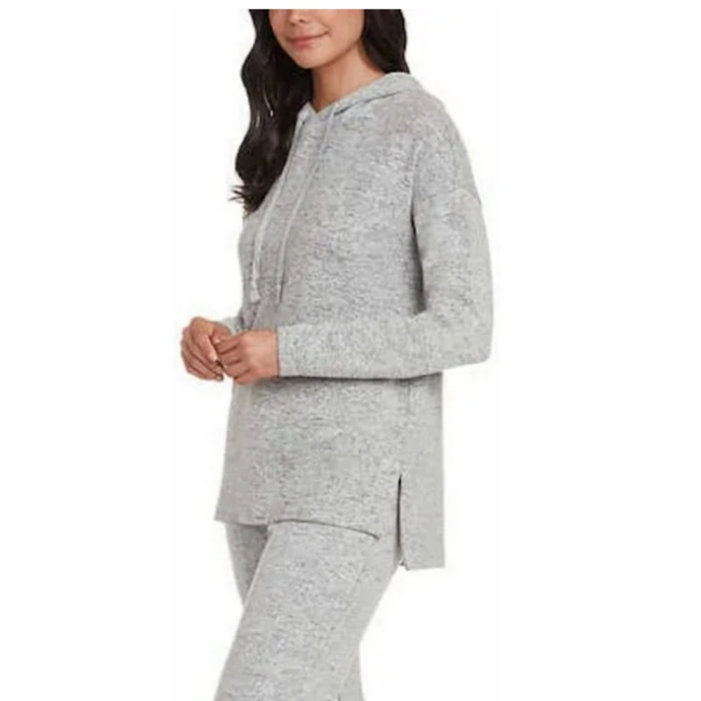 Max and Mia Womens XL Hoodie Heather Gray Soft Sweater Sweatshirt